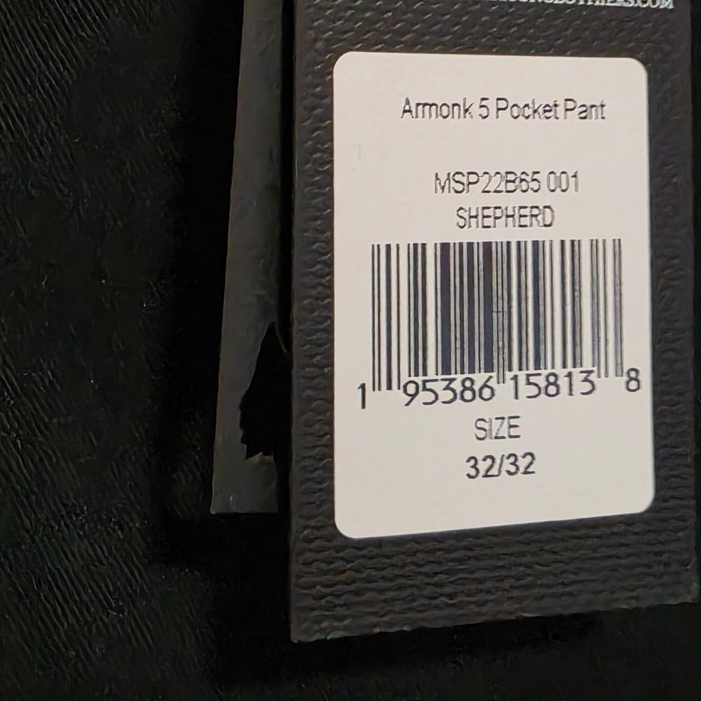 Greyson Armonk 5 Pocket Slim Pant Men 32 X 32 Shepherd Black Golf Trousers NWT - Picture 2 of 6